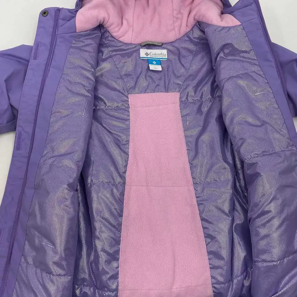 Columbia Purple Winter Coat | Kids Girls Size 14 Regular Nylon Shell